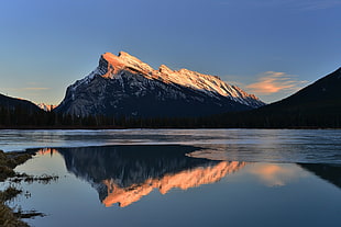 snow-capped mountain, Banff National Park, Banff, Canada, nature