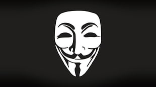 guy fawkes mask digital wallpaper, V for Vendetta, mask, Guy Fawkes mask HD wallpaper