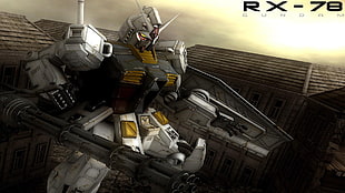RX-78 Gundam digital wallpaper, mech, Gundam, robot, RX-78 Gundam