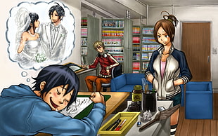 anime illustration HD wallpaper