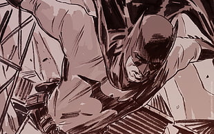 Batman portrait sketch, Batman HD wallpaper