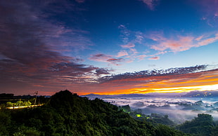 Giant Smoky Mountain National Park, sky, clouds, forest, landscape