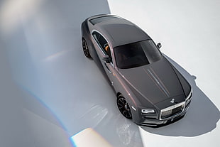 gray sports car, Rolls-Royce Wraith Luminary Collection, 2018, 4K