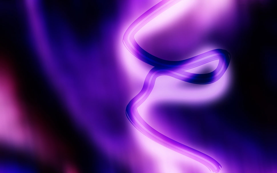 purple and black light HD wallpaper