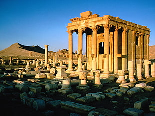 Parthenon, Athens Greece, ruins, Syria HD wallpaper