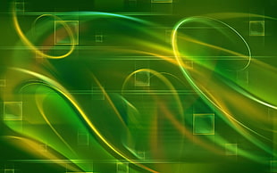 Square,  Green,  Line,  Wavy HD wallpaper