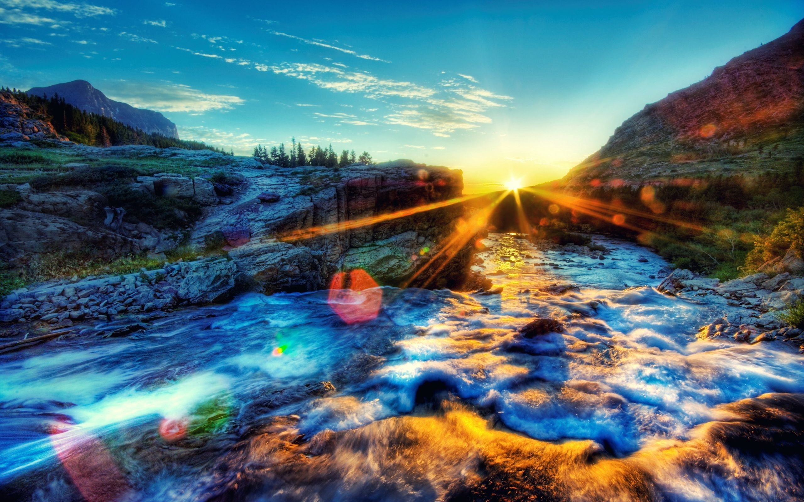 portrait of lake with mountains