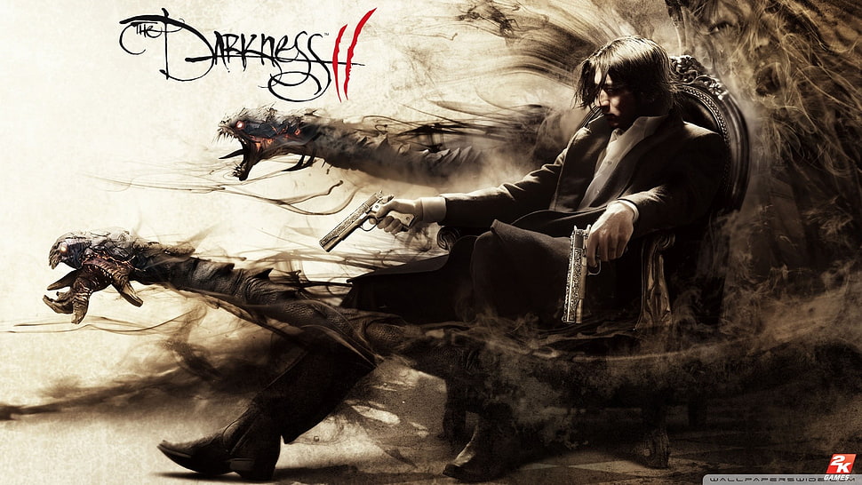 Darkness 2 game cover, The Darkness 2, Jackie Estacado, the Darkness HD wallpaper