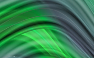 green and black abstract poster HD wallpaper