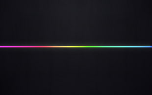 Line,  Multi-colored,  Black background