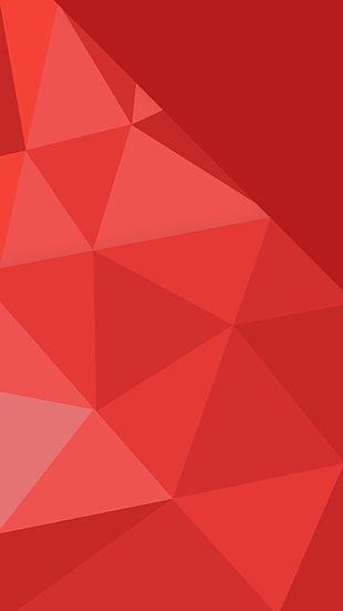 red geometrical wallpaper, minimalism, artwork, red