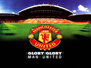 Manchester United Glory Glory Man United text