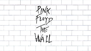Pink Floyd The Wall text, Pink Floyd, album covers HD wallpaper