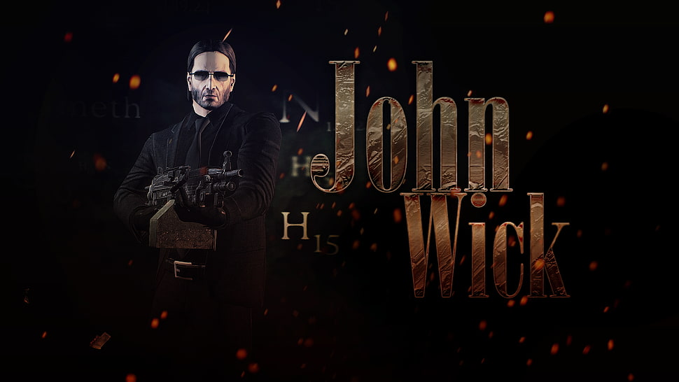 John Wick digital wallpaper, Payday 2 HD wallpaper
