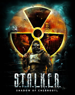 Stalker Shadow of Chernobyl game cover, S.T.A.L.K.E.R.: Shadow of Chernobyl, S.T.A.L.K.E.R.