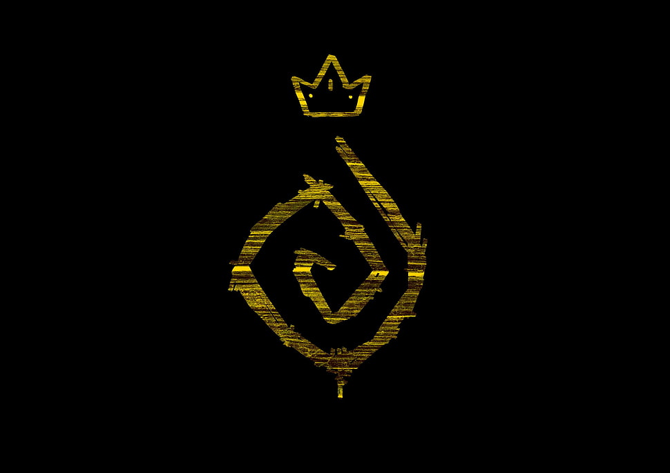 Download King Logo With Elflike Crown Wallpaper  Wallpaperscom