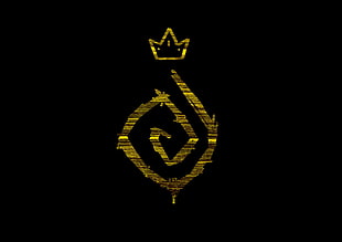 brown crown logo, True Detective, the yellow king