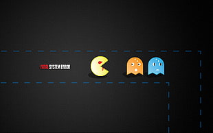 Pac-man digital wallpaper, video games, Pacman, Clyde, Inky HD wallpaper