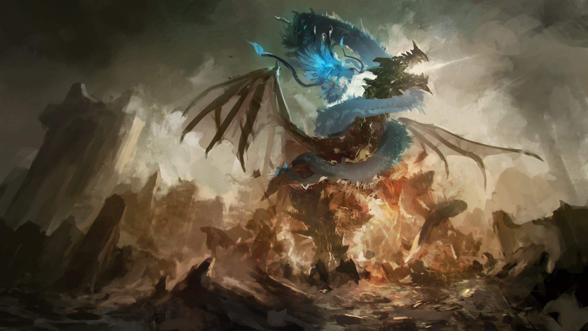 blue dragon battle theme