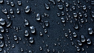 water drops, minimalism, simple, simple background, water drops