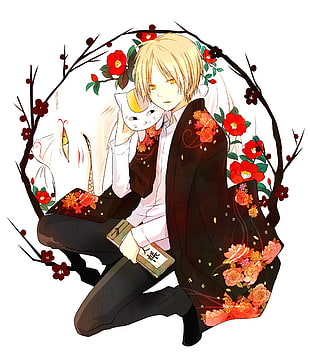 yellow haired male anime character, Natsume Book of Friends, Natsume Yuujinchou