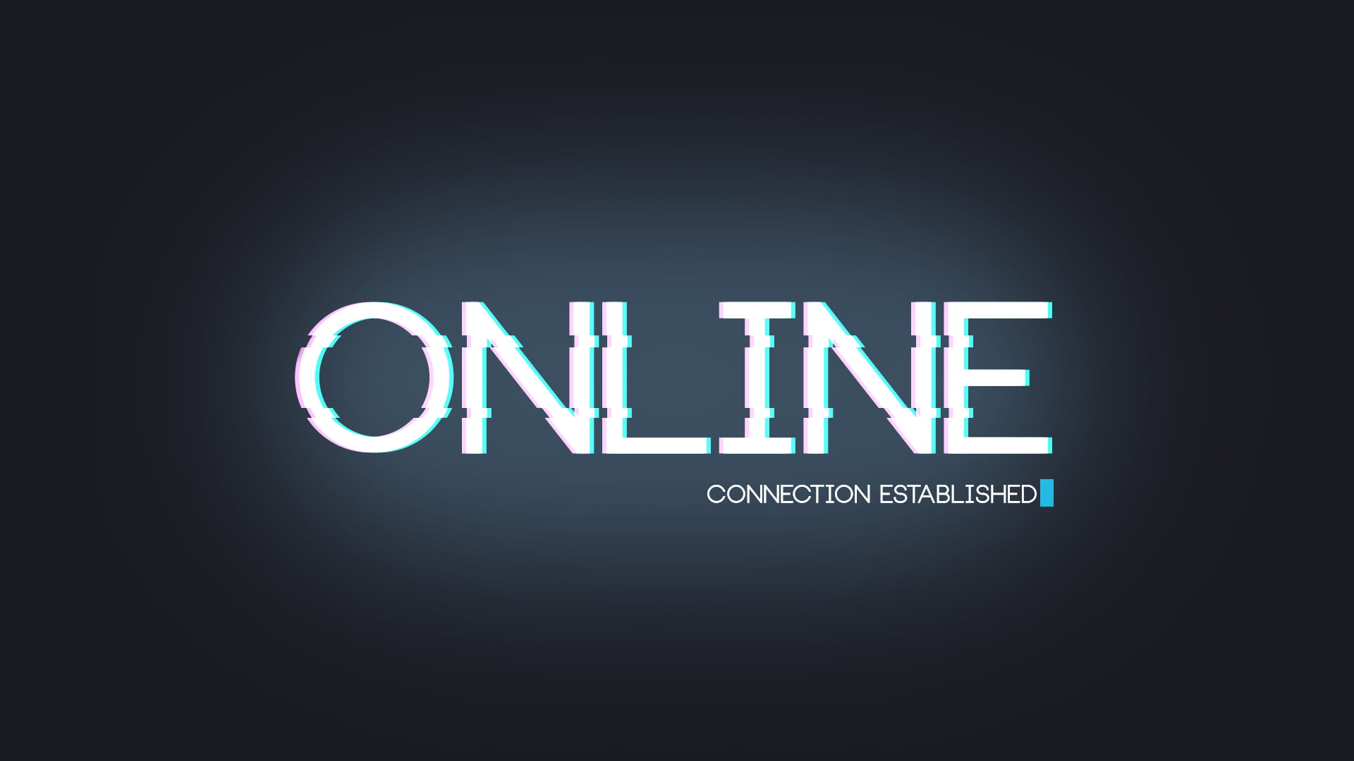 Online Connection Established logo HD wallpaper | Wallpaper Flare
