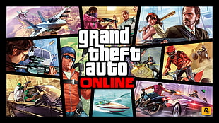 Grand Theft Auto Online digital wallpaper, Grand Theft Auto V, Grand Theft Auto Online, Rockstar Games, fan art HD wallpaper