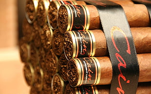 Cain cigar lot, cigars, photography HD wallpaper