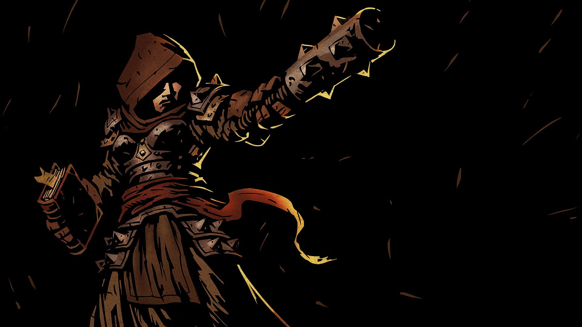 Person Wearing Suit And Hood Holding Mace Artwork Darkest Dungeon Images, Photos, Reviews