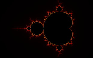 red and black optical illusion wallpaper