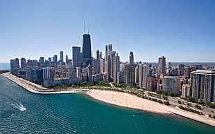 photo of cityscape, city, cityscape, Chicago HD wallpaper