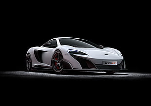 white and black 678LT sports car concept