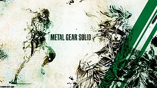 Metal Gear Solid game cover, Metal Gear Solid , Raiden, snake, Solid Snake HD wallpaper