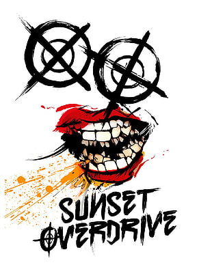 Sunset Overdrive logo, Sunset Overdrive, Xbox One