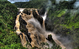 photo of waterfall, barron falls, Australia, waterfall, nature