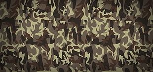 beige, black, and brown camouflage wallpaper