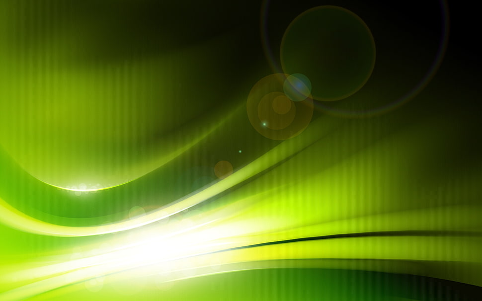 green abstract wallpaper HD wallpaper