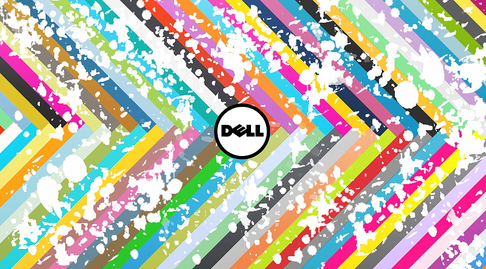 Dell multicolored logo HD wallpaper