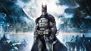 Batman illustration, Batman, Batman: Arkham Asylum, video games, Rocksteady Studios