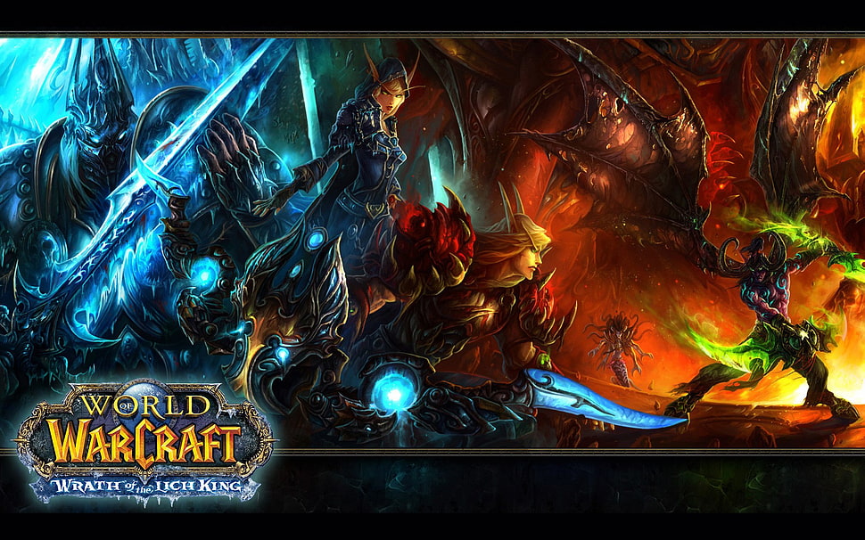 World of Warcraft digital wallpaper, World of Warcraft, fantasy art, warrior, digital art HD wallpaper
