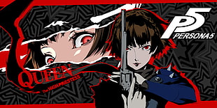 Persona 5 Queen The Highest Priestess illustration, Persona 5, Persona series HD wallpaper