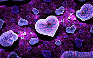 purple heart illustration