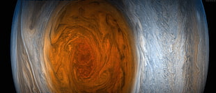 Jupiter Great storm close-up photo