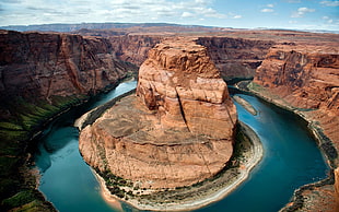 Grand Canyon, Arizona, Horseshoe Bend, rock formation, landscape, nature HD wallpaper