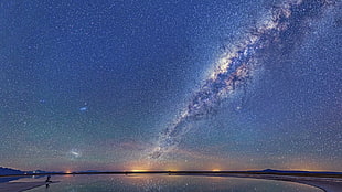 long exposure photo of milky way stars, NASA, galaxy, stars, sky