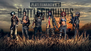 Playerunknown's Battle Grounds poster, PUBG, video games, first-person shooter, people