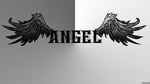 Angel wings illustration, angel HD wallpaper