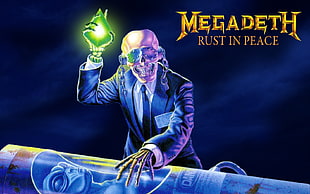 Megadeth Rust in Peace album cover, Rust in Peace, Vic Rattlehead, Megadeth, thrash metal HD wallpaper