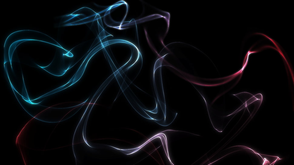 blue and red graphic photo HD wallpaper