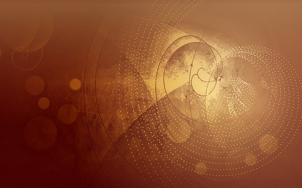 brown abstract illustration HD wallpaper